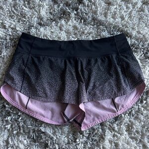 Lululemon Speed Up Short *2.5" Ombre Speckle Stop Print Speed Short Vintage Pink